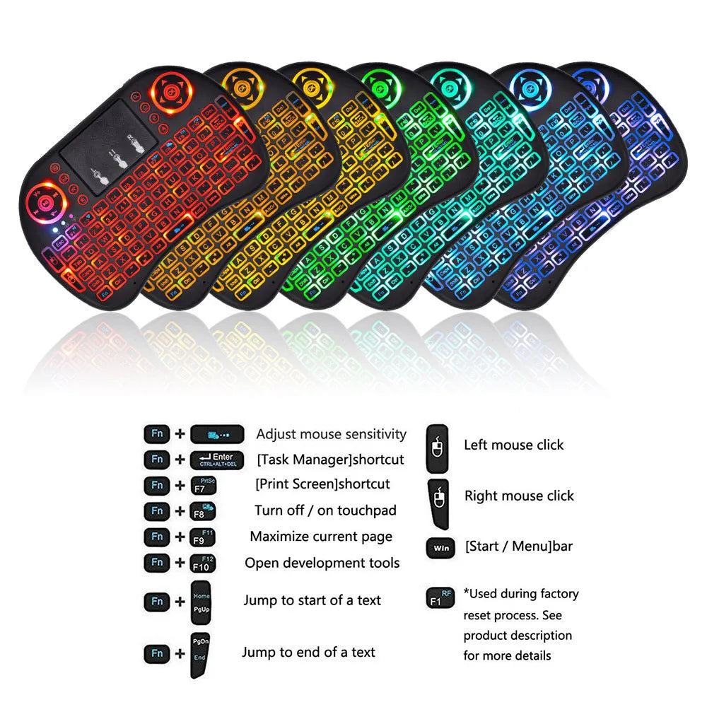 i8 2.4G Air Mouse Keyboard – Control Everything, Wirelessly!