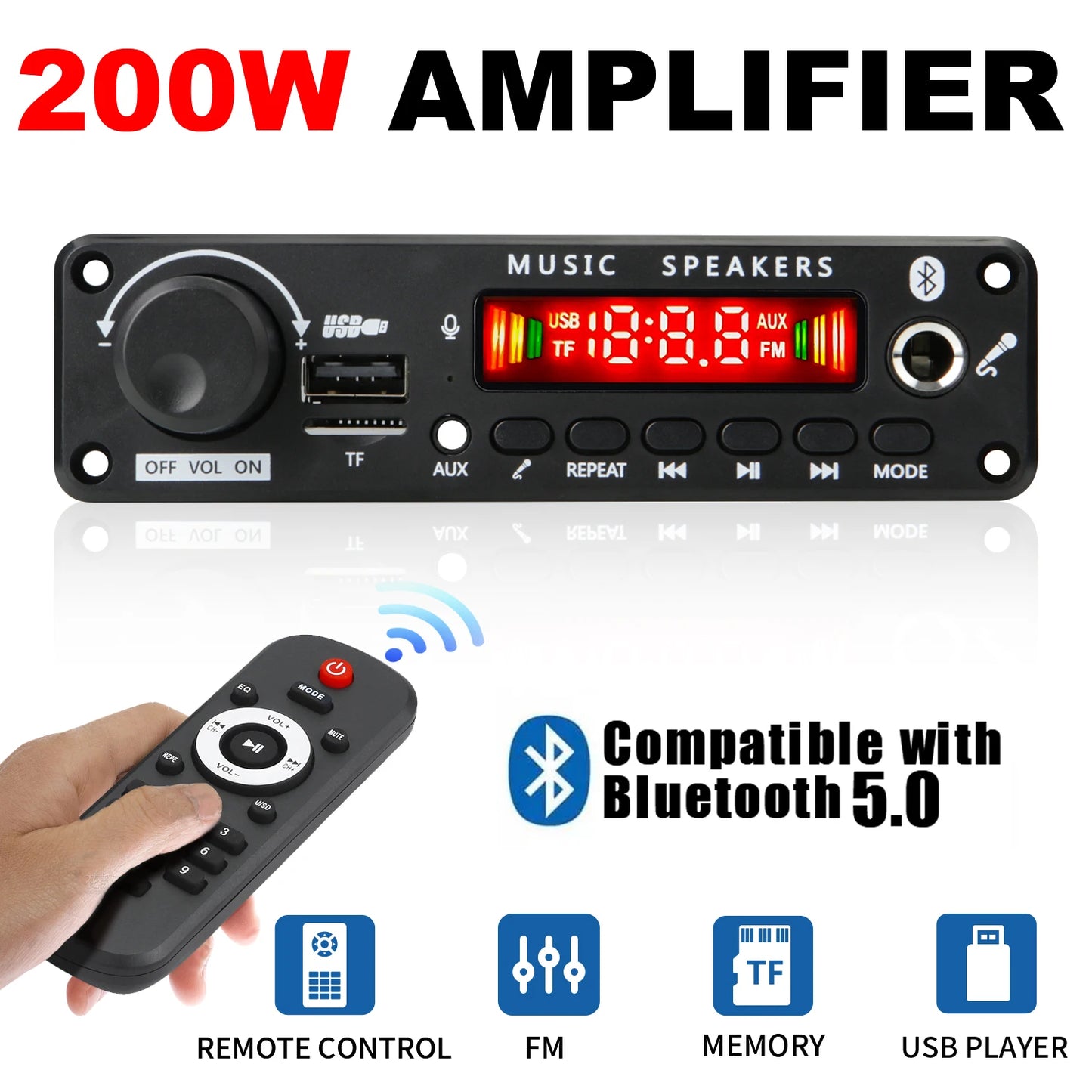 Boost your sound system with wireless amplifier power!