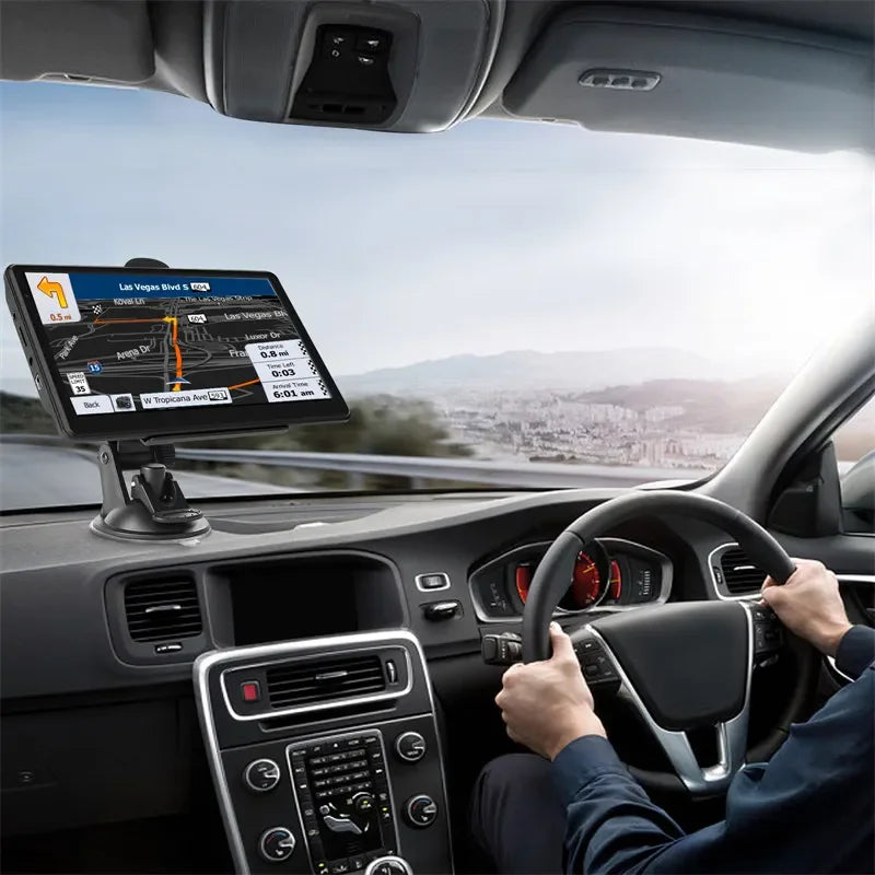 Drive smarter with this 7"/5" GPS Navigation System!