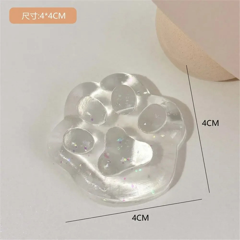 Mini Cat Paw Squeeze Toy for Stress Relief