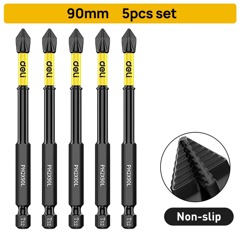 Anti-Slip Magnetic Screwdriver Bits Set – Precision Meets Power!