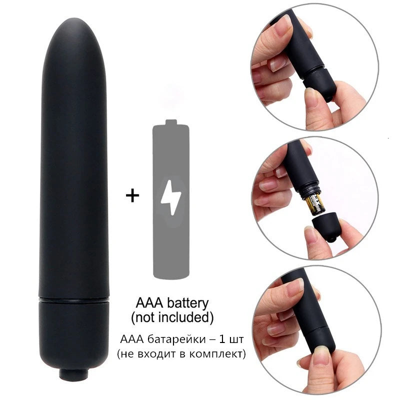 10-Speed Mini Bullet Vibrator – G-Spot Pleasure