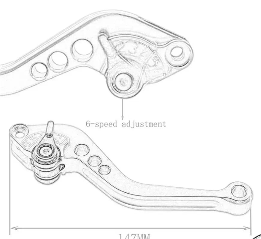 Adjustable Brake Clutch Levers for CFMOTO 250SR 300SR
