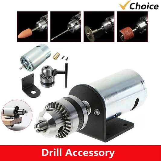 Mini 12V-36V Lathe Motor Drill Kit DIY Set