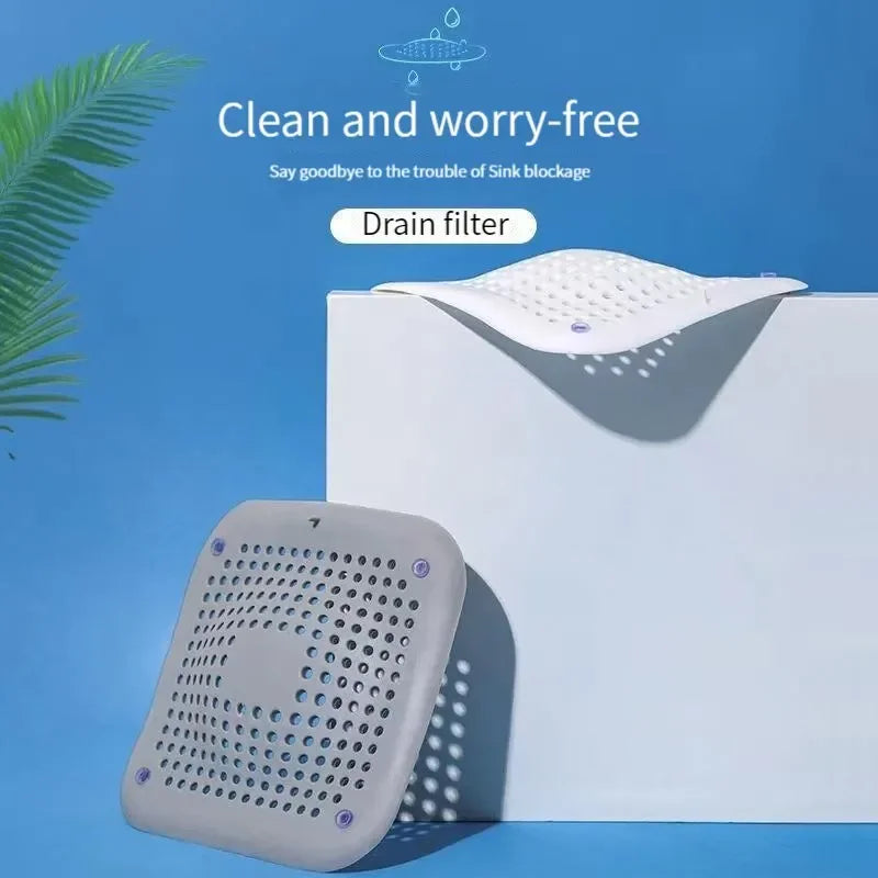 Durable Silicone Shower Drain Cover – Anti-Clog Design