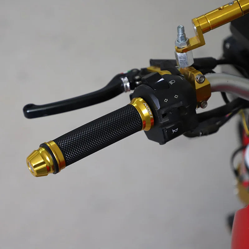 Universal Rubber Motorcycle Grips Throttle Handlebar