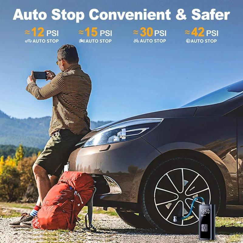 Wireless Car Air Pump 150PSI Multi-Purpose Inflator