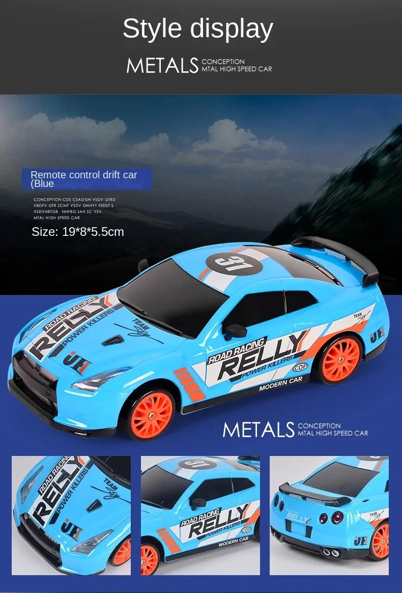 2.4G Drift RC Car – 4WD Remote Control Racing Toy