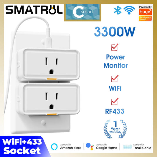 3300W Smart WiFi Travel Plug Adapter