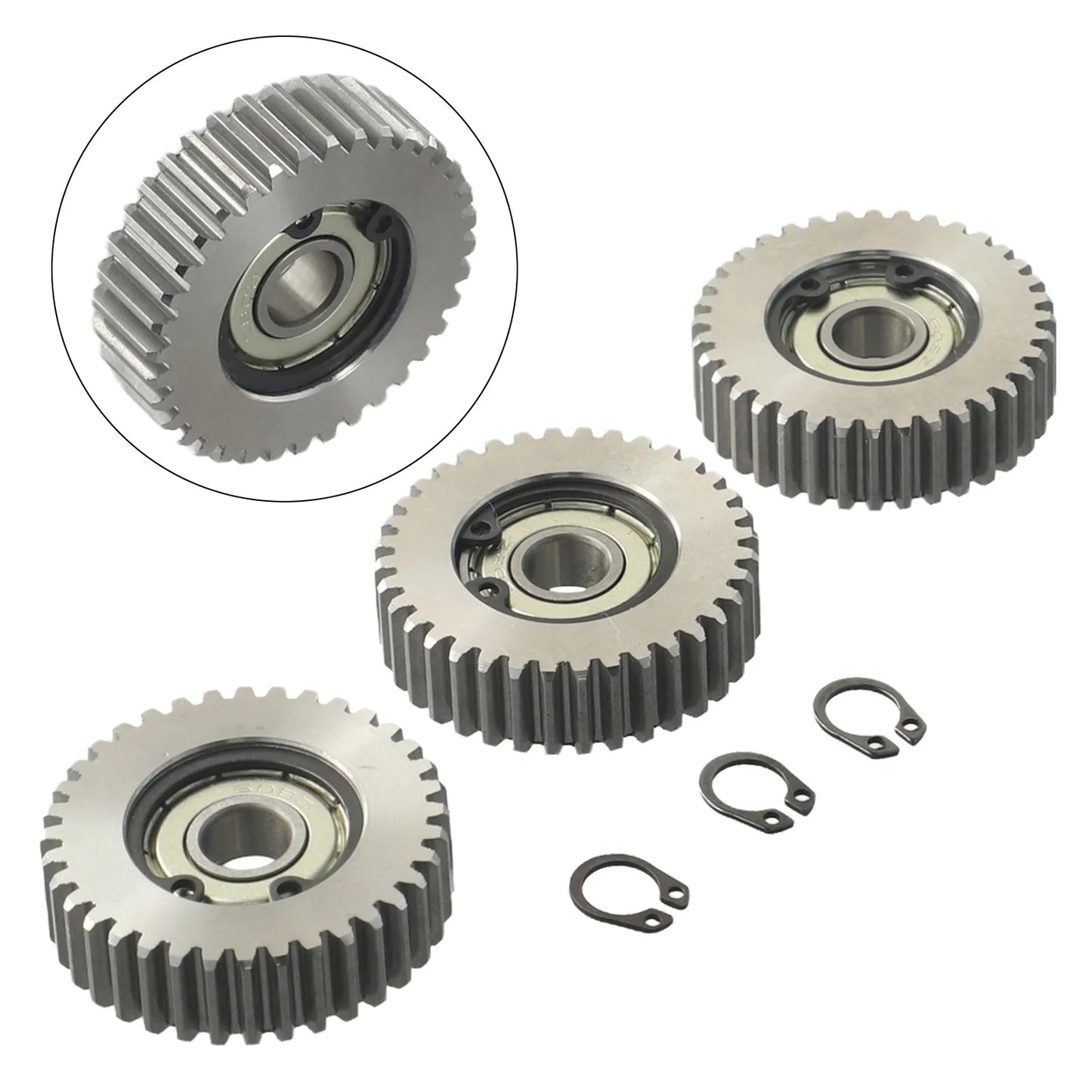 3PCS 36T Steel Motor Gears for Bafang E-Bikes