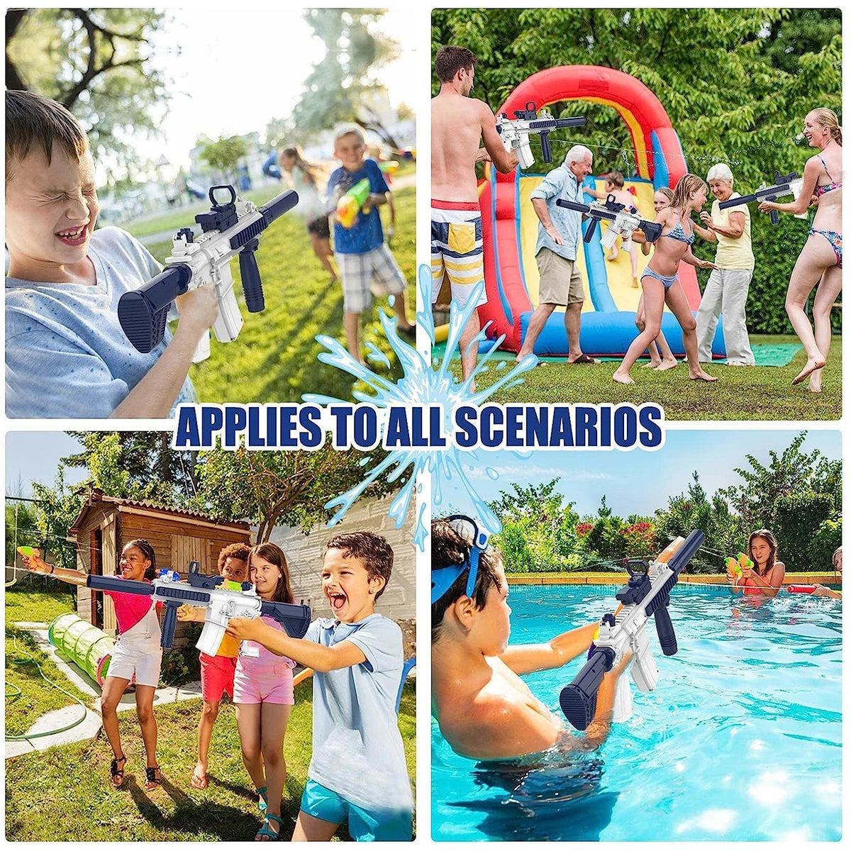 M416 Fully Automatic Water Gun for Outdoor Fun