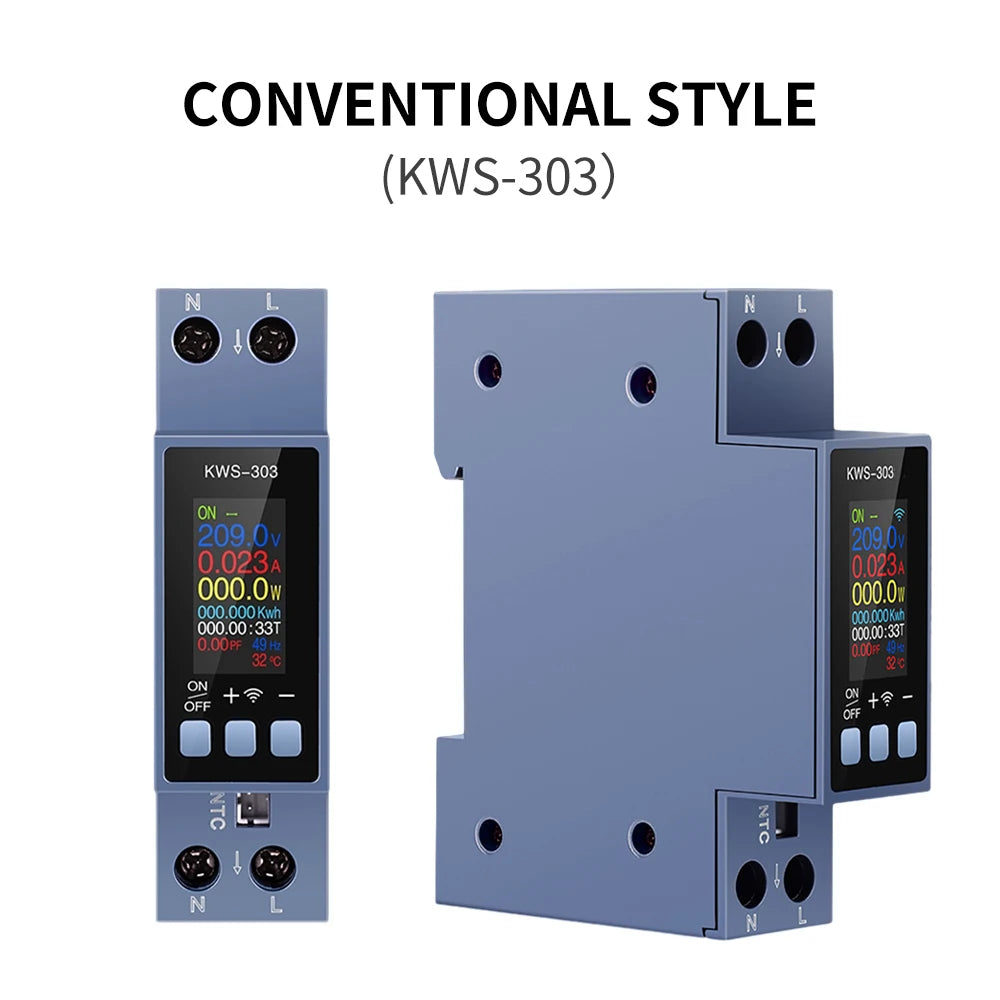 Tuya WiFi Smart Switch with Energy Meter
