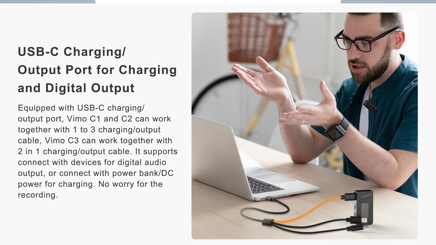 Comica Vimo C Mini Wireless Lapel Microphone Kit