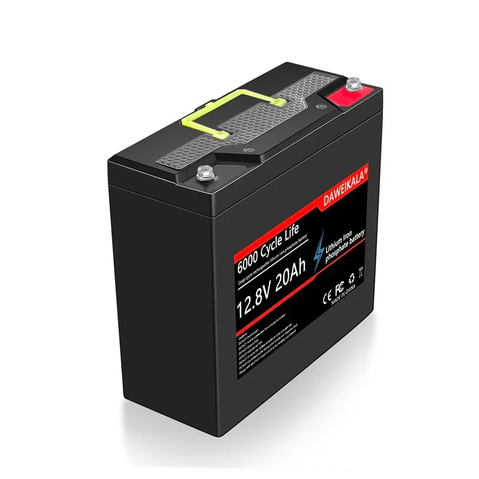 12V 20Ah LiFePO4 Rechargeable Battery Pack