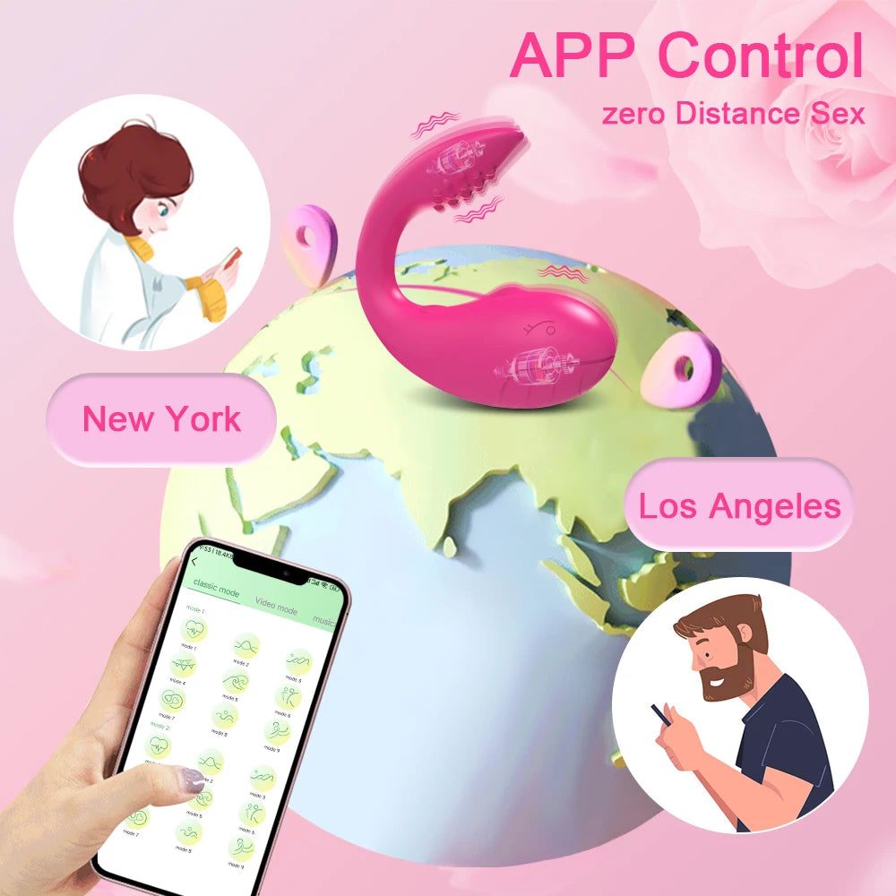 Bluetooth App-Controlled Vibrating Love Egg