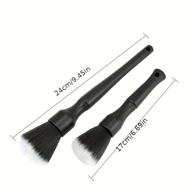 Soft Bristle Car Detailing Brush – Gentle Cleaning, Pro Results!