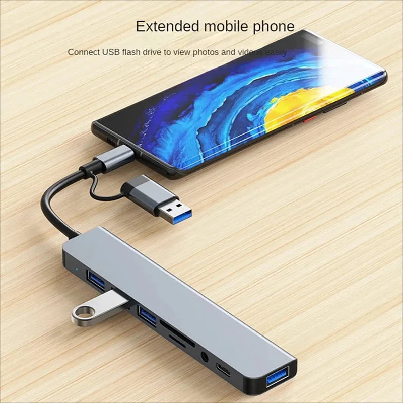 8-in-1 USB-C Hub – Expand Your Connectivity