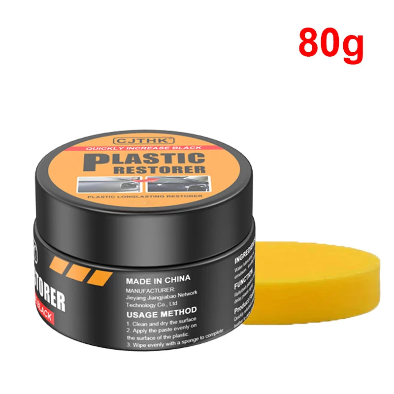 Car Plastic & Leather Restorer – Back to Black Gloss Coating