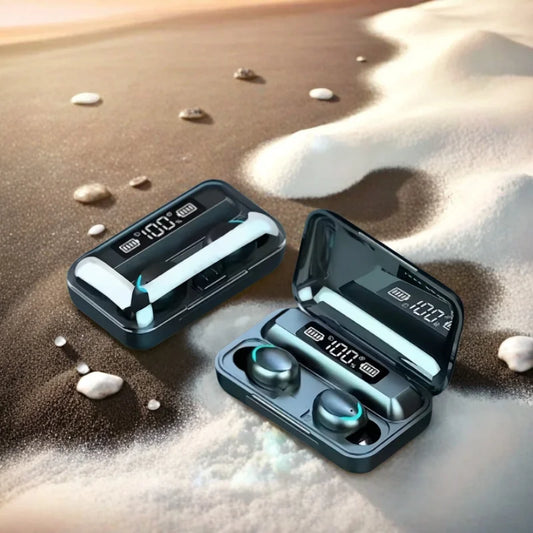 F9 Wireless Bluetooth Earbuds with 9D Stereo Sound - Clickilix