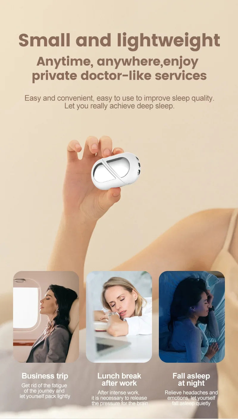 Smart Sleep Aid Device – CES Therapy & Relaxation Tool