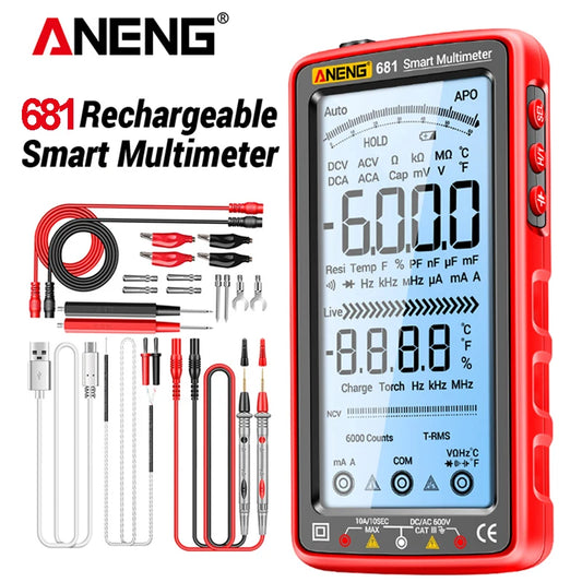 ANENG 681 Rechargeable Digital Multimeter Tester