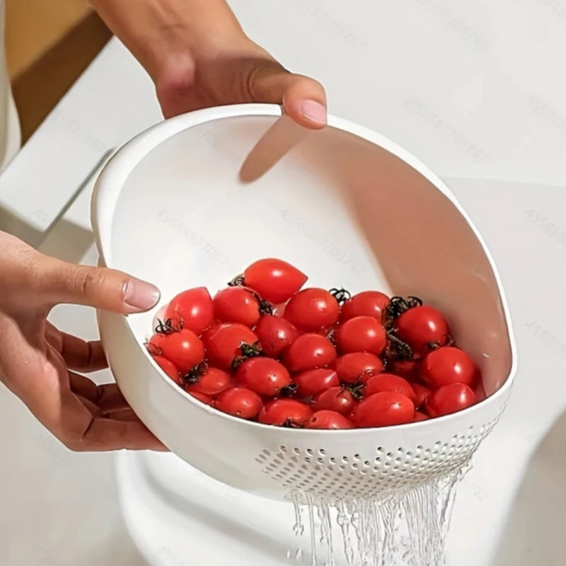 Multi-Purpose Rice & Veggie Drain Basket Sieve