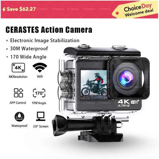 Shoot smooth 4K footage with this action camera!