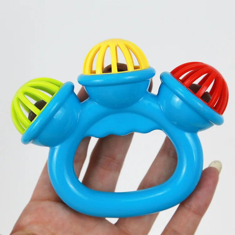 1-4PCS Baby Hand Rattle Ball Sensory Toys