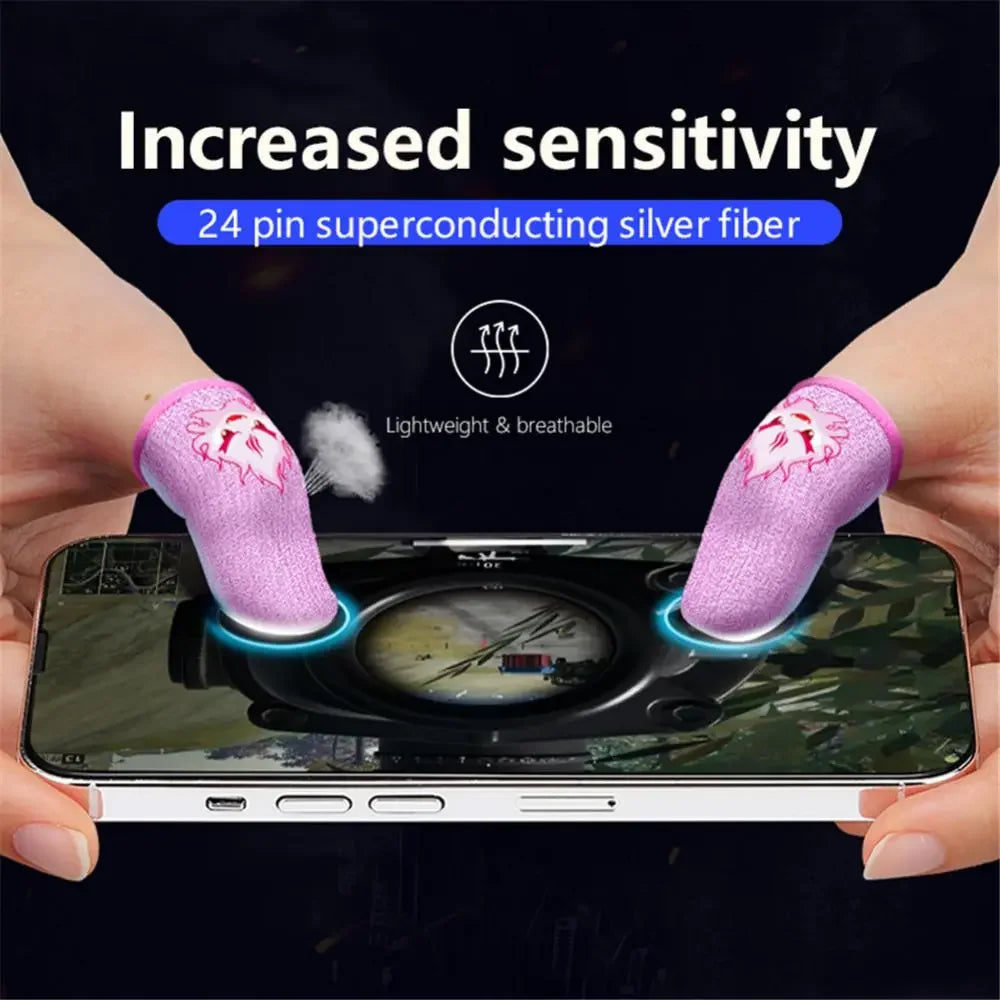 Touchscreen Gaming Finger Sleeves – Precision at Your Fingertips!