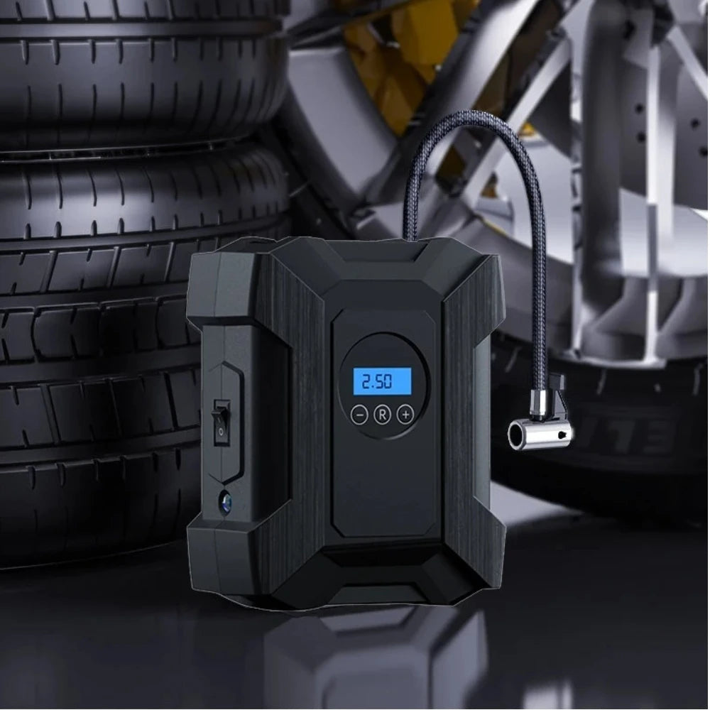 Suitu 12V Portable Car Air Compressor – Digital Tyre Inflator