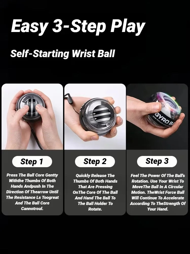 Gyroball Wrist & Forearm Exerciser Trainer