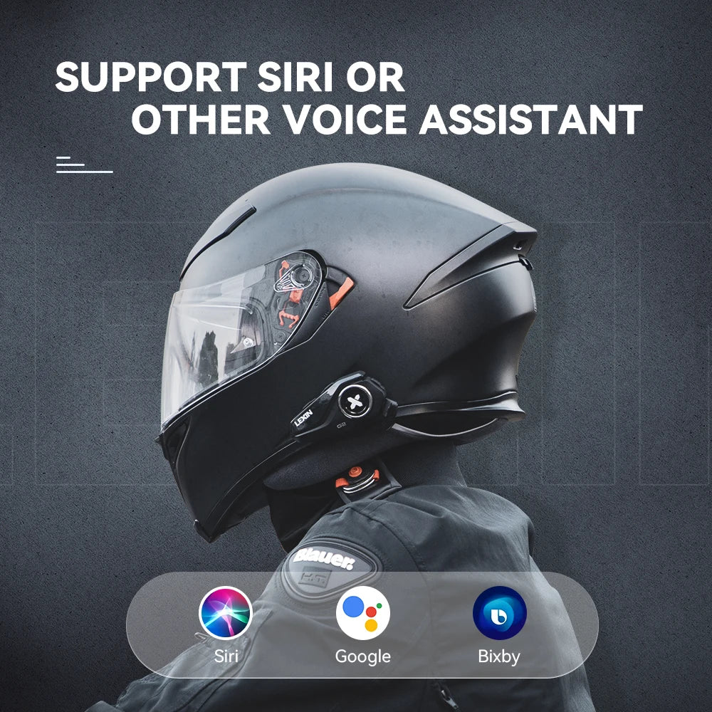 New Lexin G2 Bluetooth Motorcycle Intercom 6 Riders