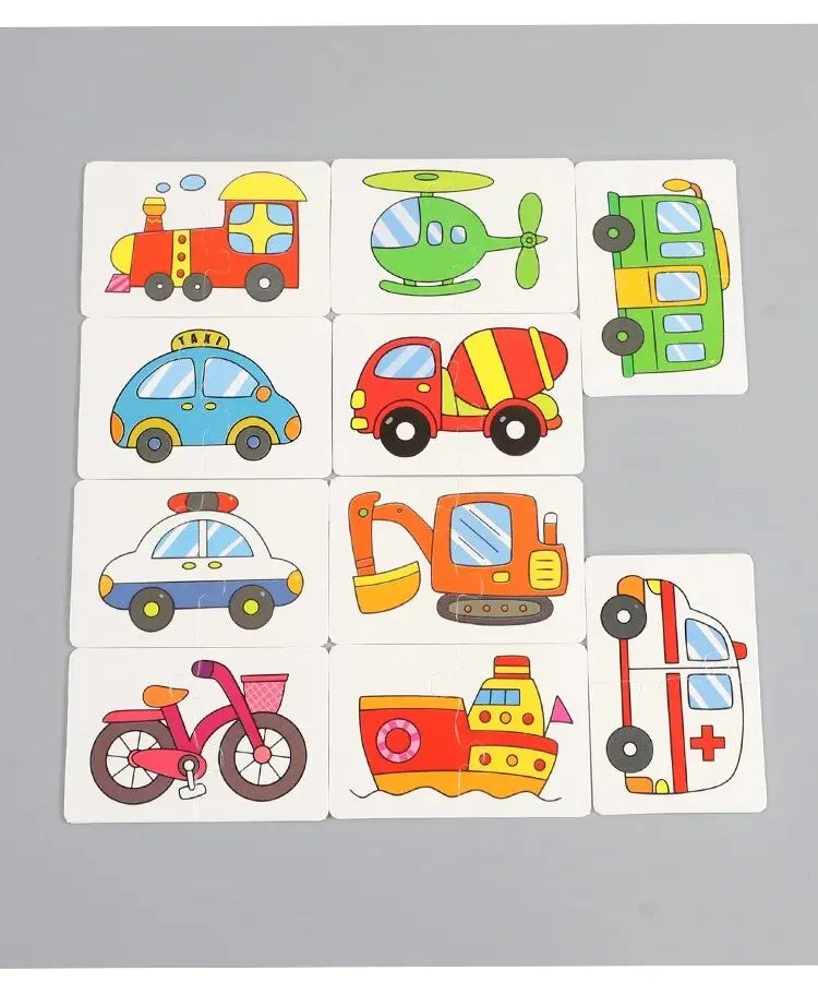 32 Pcs Enlightenment Card Matching Puzzle – Fun & Smart Learning for Kids!