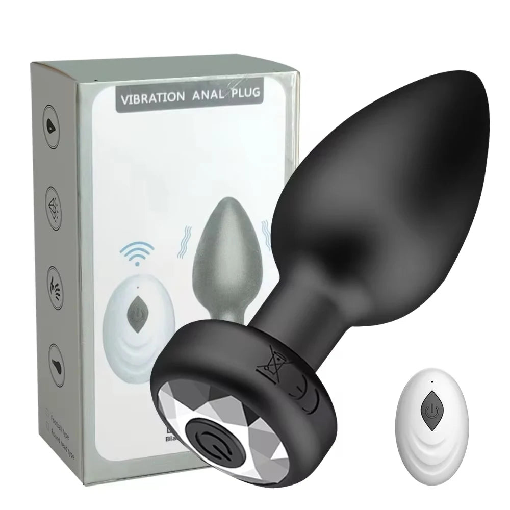 Wireless Vibrating Anal Plug with 10 Modes