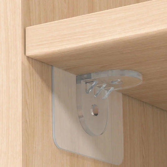 Wardrobe Divider Brackets Non-Marking Anti-Slip Support