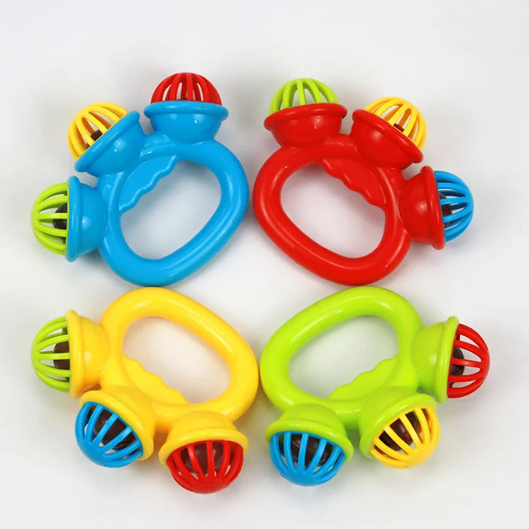 1-4PCS Baby Hand Rattle Ball Sensory Toys