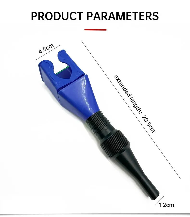 Plastic Oil Funnel with Filter for Cars & Motorcycles
