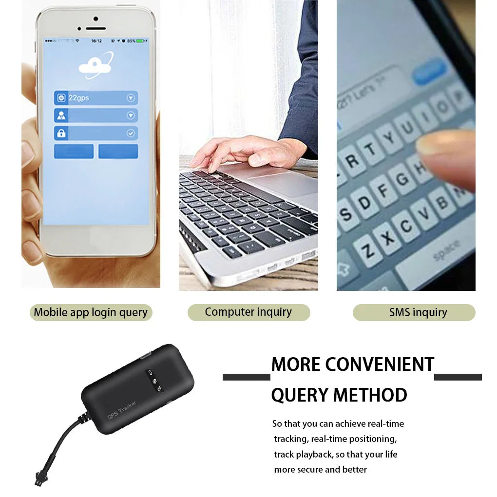 Ensure safety with GT02A GPS Tracker for vehicles!
