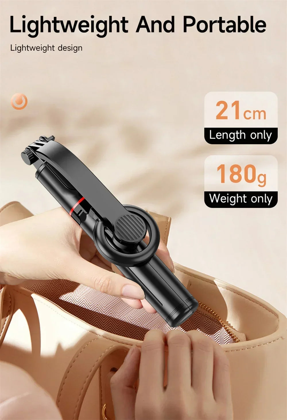 Magnetic Mini Selfie Stick Tripod – Pocket-Sized, Pro-Level Shots!