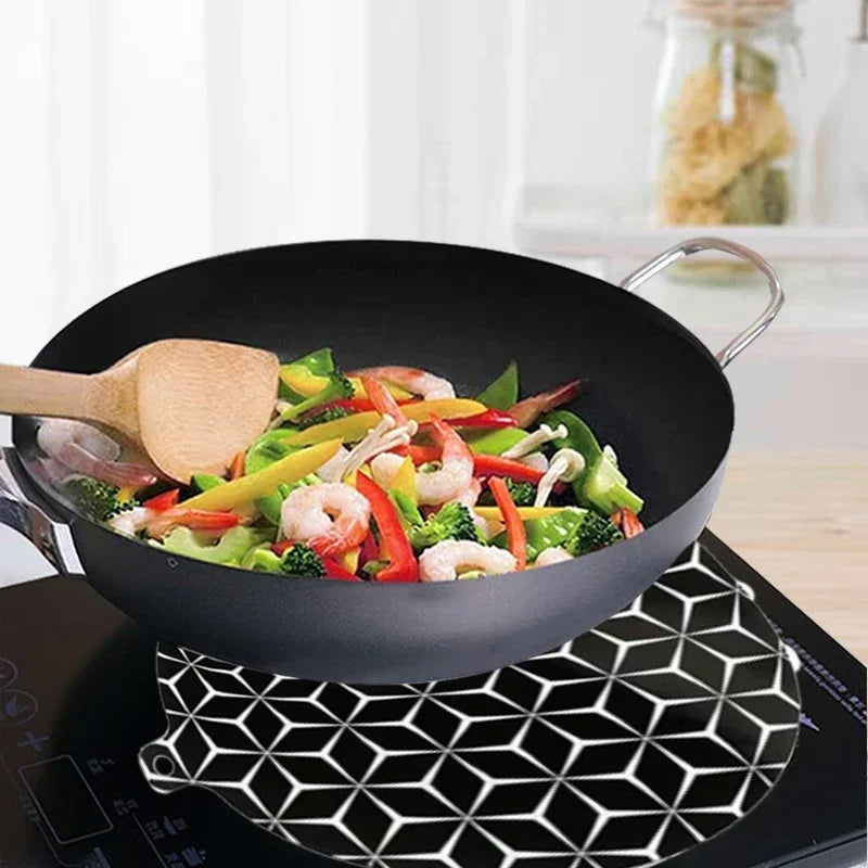 Silicone Induction Cooktop Mat Fireproof Protector