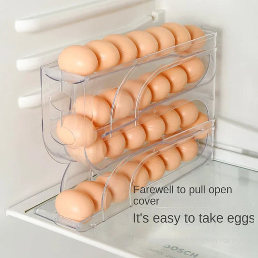 Large Capacity Automatic Egg Roller Refrigerator Storage Box