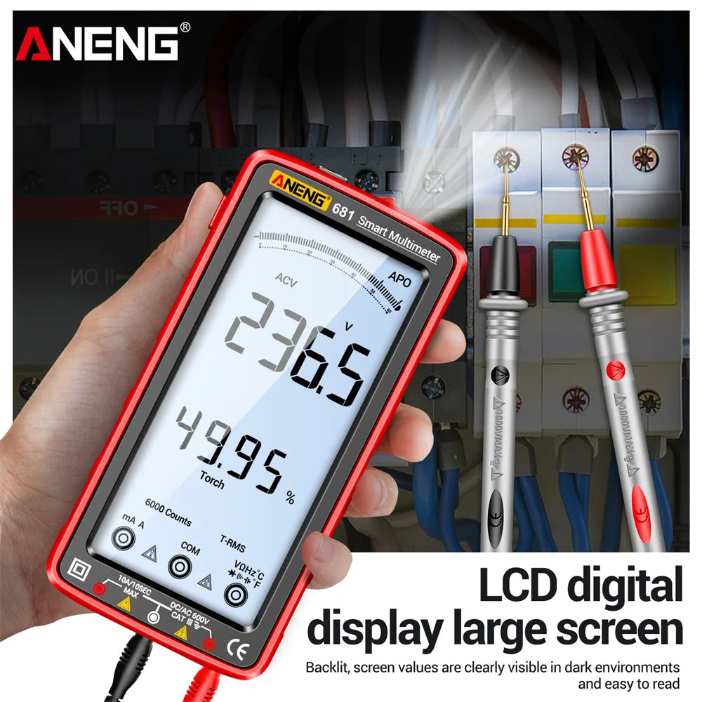 ANENG 681 Rechargeable Digital Multimeter Tester