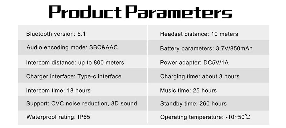 EJEAS V6 PRO+ Bluetooth Motorcycle Intercom 800M
