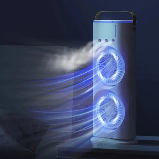 3-in-1 Mini Air Cooler with LED Light