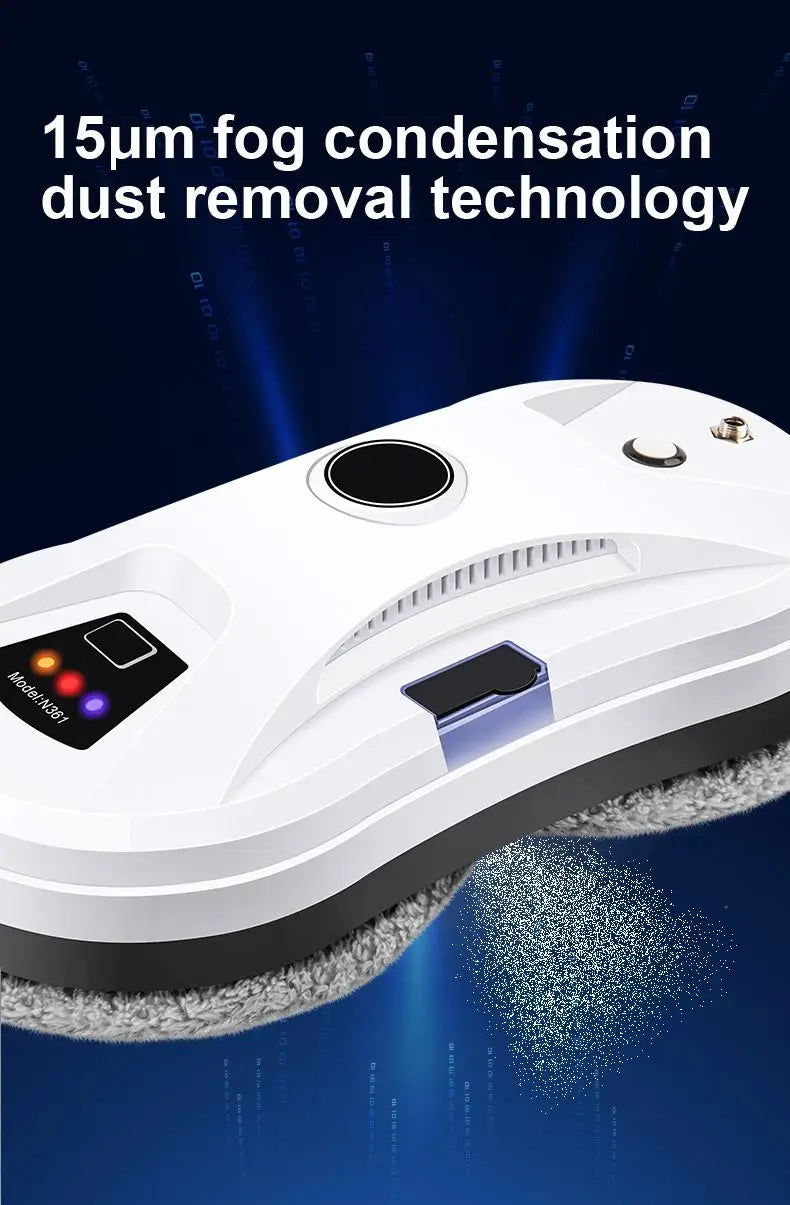 Smart Window Cleaning Robot with Auto Spray