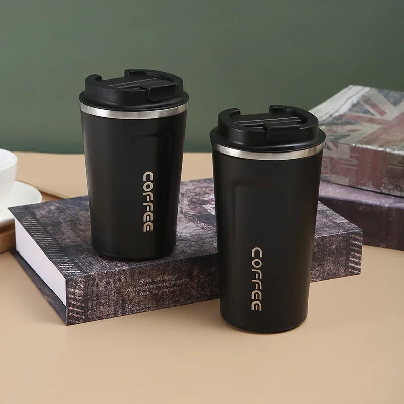 Stainless Steel Smart Coffee Tumbler with Intelligent Temperature Display
