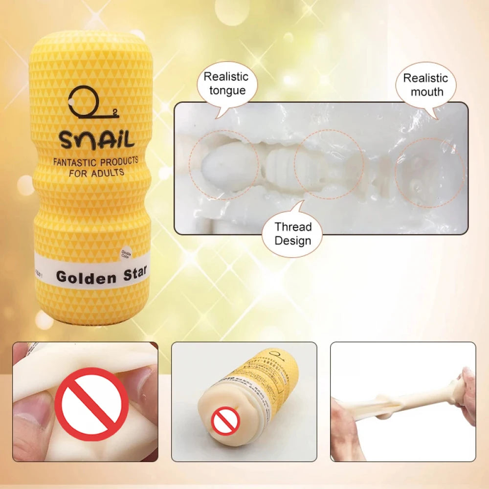 Realistic Vagina Anal Masturbator Cup