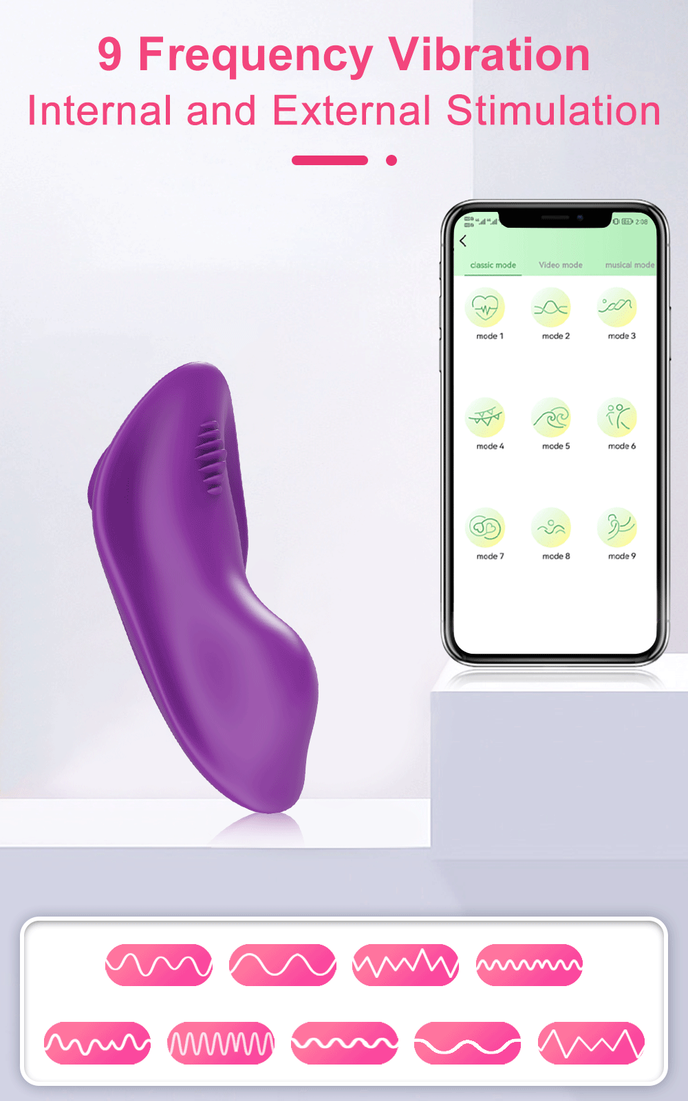 Bluetooth Wearable Vibrator for Women