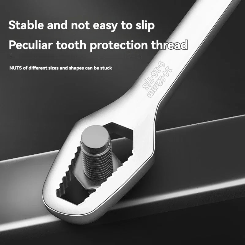 3–17mm Universal Self-Tightening Torx Wrench Tool