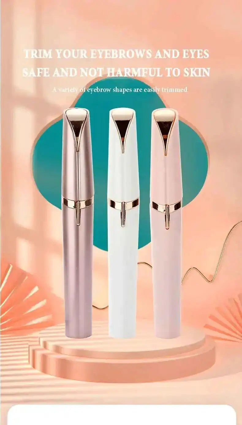Lipstick-Shaped Electric Eyebrow Trimmer